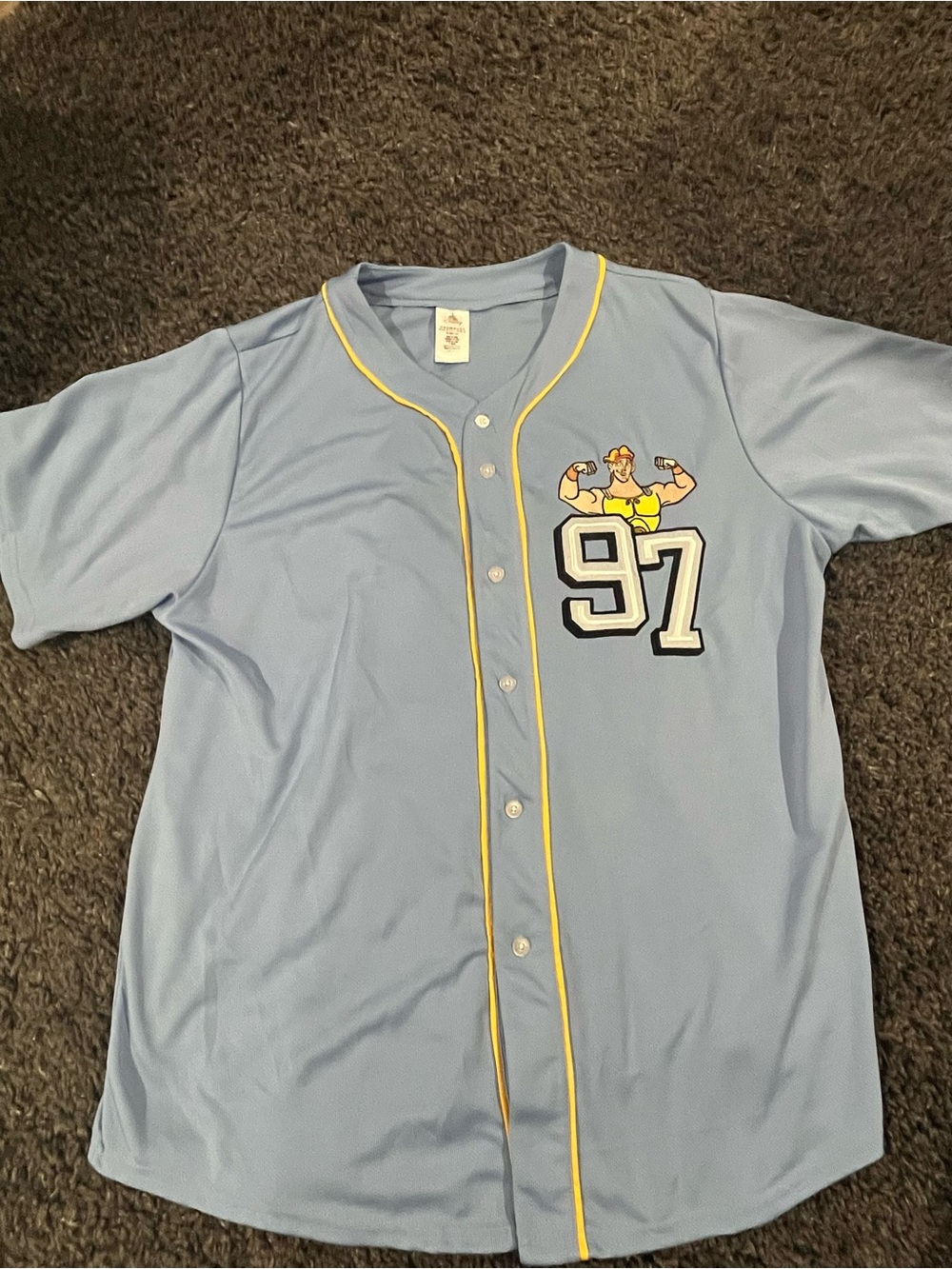 Disney Parks Hercules Jersey Shirt Size XL